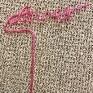 Taylor Swift Lover Straw from 2019 NYC pop up
